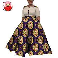 360 Degree Flare African Print Dress